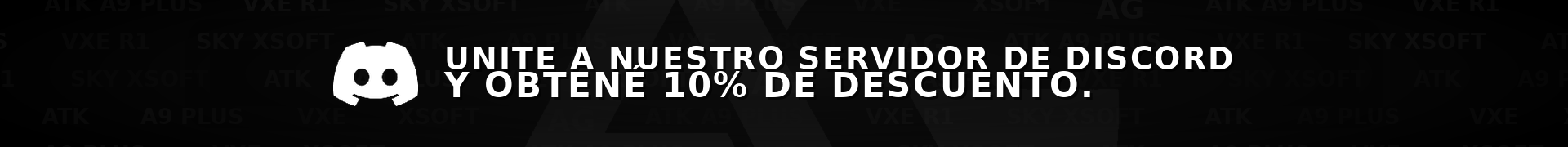 Unite a nuestro servidor de Discord y obtene 10% de descuento